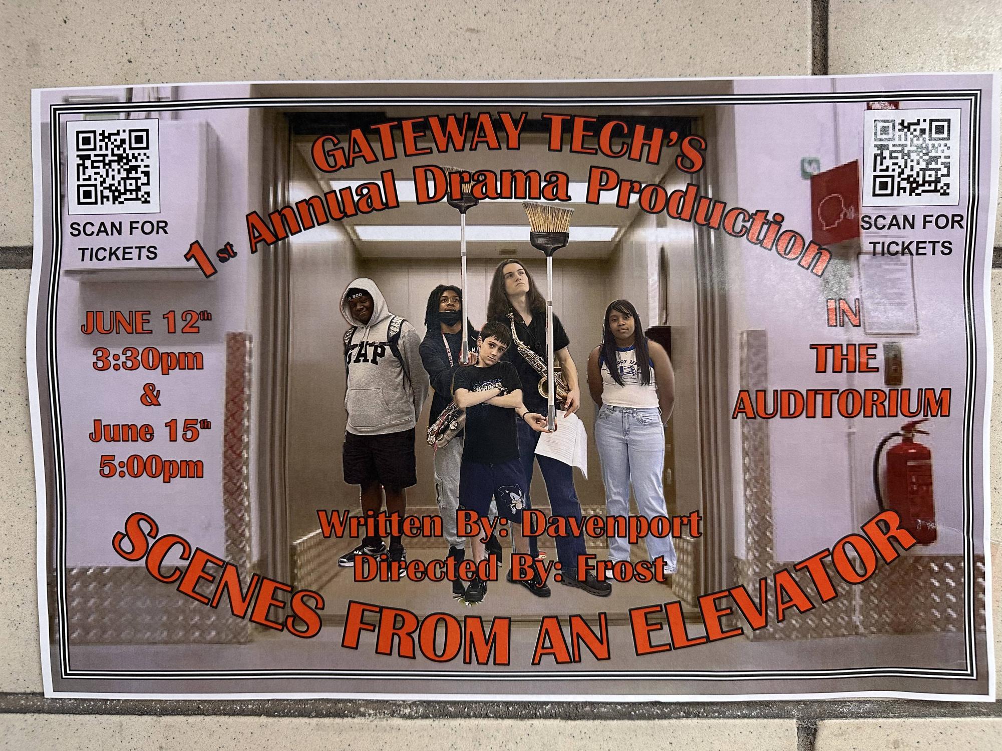 Going Up! A Review of Gateway Tech's First Drama Production